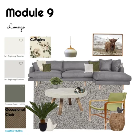 Module 9 Lounge Interior Design Mood Board by Megs on Style Sourcebook