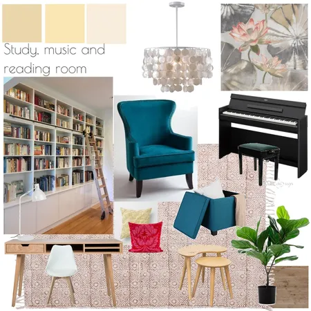Office/music room IDI renovation Interior Design Mood Board by Juli19 on Style Sourcebook