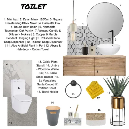 toilet Interior Design Mood Board by Meitricia on Style Sourcebook