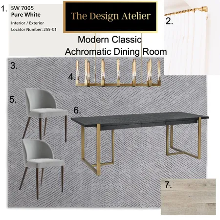 Modern Classic Interior Design Mood Board by The Design Atelier on Style Sourcebook