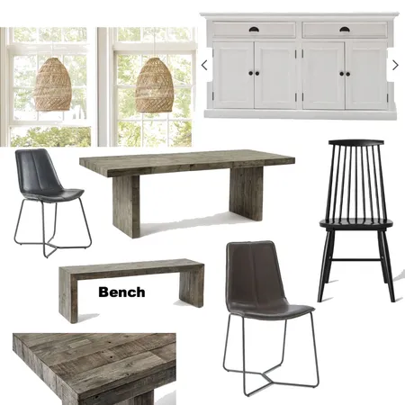 West Elm Stone Gray Table Interior Design Mood Board by ReStyle on Style Sourcebook