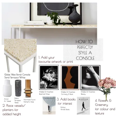 Console Styling Interior Design Mood Board by stylebeginnings on Style Sourcebook