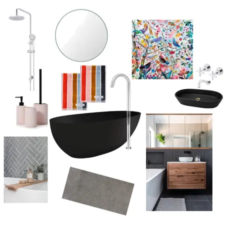Family Bathroom Interior Design Mood Board by brittanydoueihi on Style Sourcebook