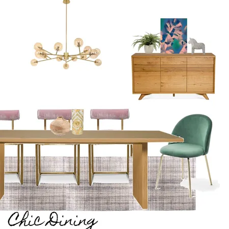 Dining Chic Interior Design Mood Board by HigherLivingDesign on Style Sourcebook