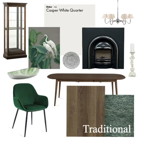 Traditional Dining Room Interior Design Mood Board by Choices Flooring on Style Sourcebook