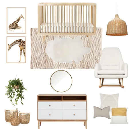 Nursery- Boho/Modern Interior Design Mood Board by Arobison on Style Sourcebook