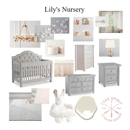 Lily's Nursery Interior Design Mood Board by freespirit on Style Sourcebook
