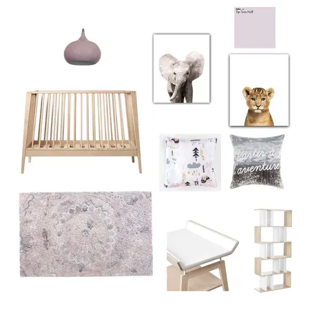 Nursery Baby Animal Adventurer Interior Design Mood Board by Kaloy on Style Sourcebook