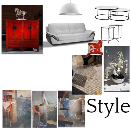 Module 4 Living Areas Interior Design Mood Board by MargoBavinton on Style Sourcebook