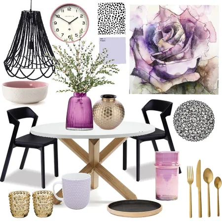 Contemporary Dining Room Interior Design Mood Board by annadaconceica on Style Sourcebook