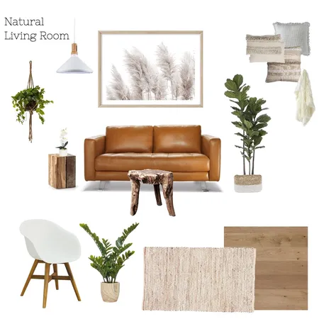 Natural Living Room Interior Design Mood Board by Cedar &amp; Snø Interiors on Style Sourcebook