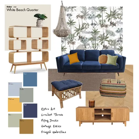 Squid Jiggers Hideout - Living Room Interior Design Mood Board by fieldstowander on Style Sourcebook