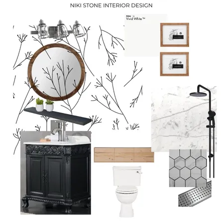 Fresh &amp; Modern Farmhouse Bathroom Interior Design Mood Board by NikiStone on Style Sourcebook