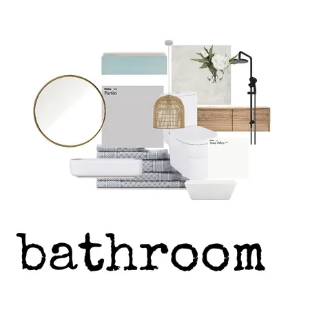 Coastal Hamptons Bathroom Interior Design Mood Board by StyleChic on Style Sourcebook
