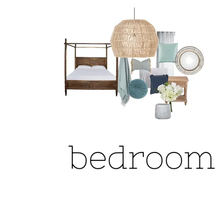 Coastal Hamptons Bedroom Interior Design Mood Board by StyleChic on Style Sourcebook