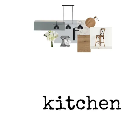 Modern Farmhouse Kitchen Interior Design Mood Board by StyleChic on Style Sourcebook