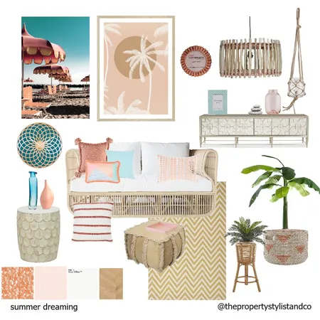 summer dreaming Interior Design Mood Board by The Property Stylists & Co on Style Sourcebook