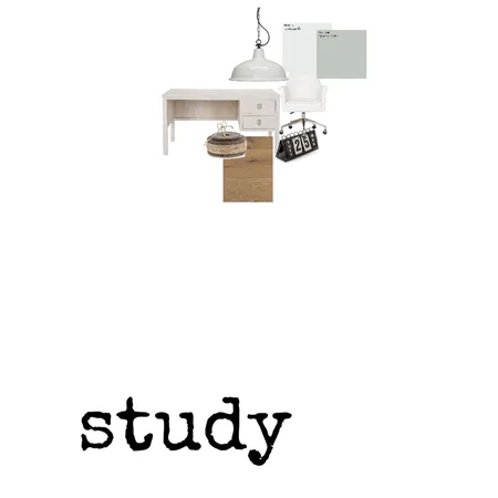 Hamptons Scandi Study Interior Design Mood Board by StyleChic on Style Sourcebook