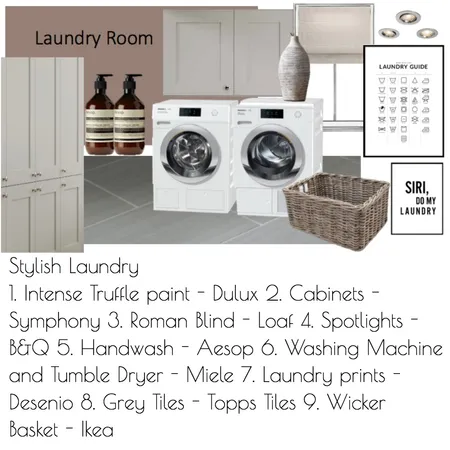Laundry Room Interior Design Mood Board by Daniellerobo on Style Sourcebook