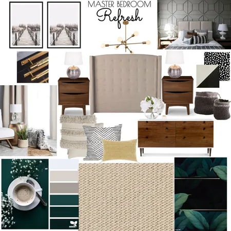 Master Bedroom Refresh Interior Design Mood Board by Thelifestyleloft on Style Sourcebook