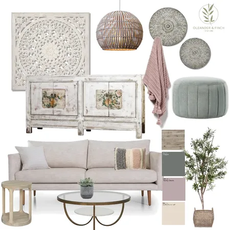 English Rose Interior Design Mood Board by Oleander & Finch Interiors on Style Sourcebook