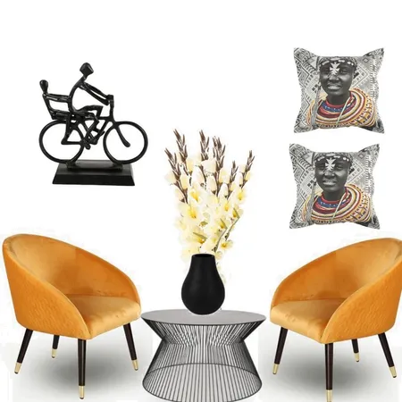 tribal mustard Interior Design Mood Board by rhee-ne on Style Sourcebook