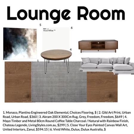 Lounge Room Interior Design Mood Board by aliciaholland on Style Sourcebook