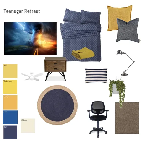 Teenager Retreat 2 Interior Design Mood Board by leoniemh on Style Sourcebook