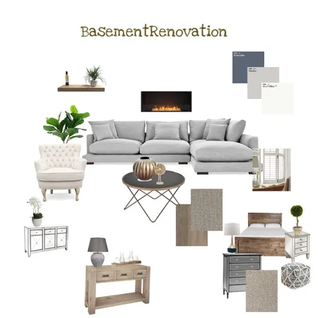 Basement remodel Interior Design Mood Board by MariaAnthopoulos on Style Sourcebook