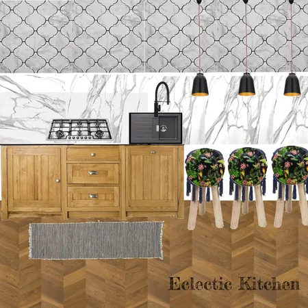 Eclectic  kitchen Interior Design Mood Board by M' Design Architects on Style Sourcebook
