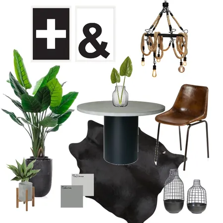 Industrial Dining Interior Design Mood Board by Haus & Hub Interiors on Style Sourcebook