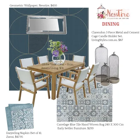 DINING-01 Interior Design Mood Board by nesstire on Style Sourcebook