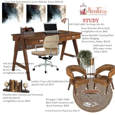 STUDY-01 Interior Design Mood Board by nesstire on Style Sourcebook