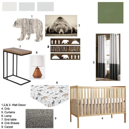 Baby Boy #3 Interior Design Mood Board by Sara_Drouhard on Style Sourcebook