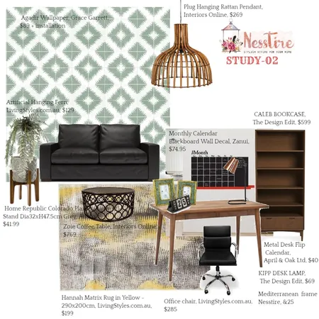 STUDY-02 Interior Design Mood Board by nesstire on Style Sourcebook