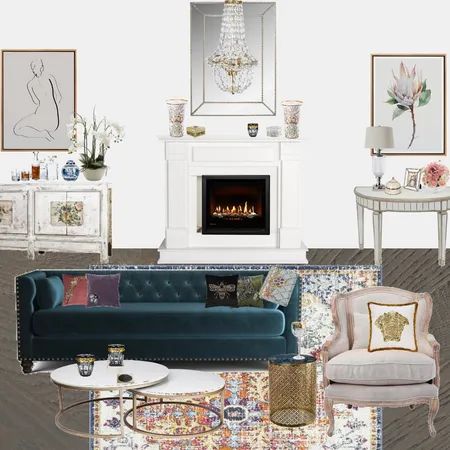 Luxurious Living Interior Design Mood Board by Jo Laidlow on Style Sourcebook