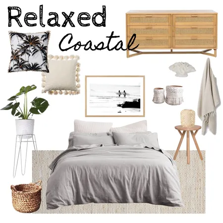 Relaxed coastal Bedroom Interior Design Mood Board by salt.sage.stone on Style Sourcebook