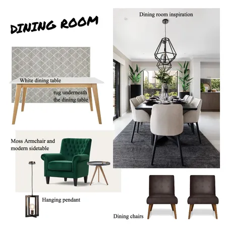 ASSIGN4-FLOORPLAN-DIN Interior Design Mood Board by DonnaHendricks on Style Sourcebook