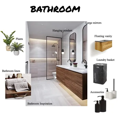 ASSIGN4-FLOORPLAN-BATHROOM Interior Design Mood Board by DonnaHendricks on Style Sourcebook