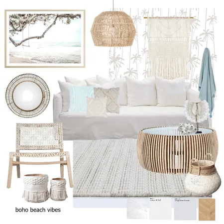 boho beach vibes Interior Design Mood Board by The Property Stylists & Co on Style Sourcebook