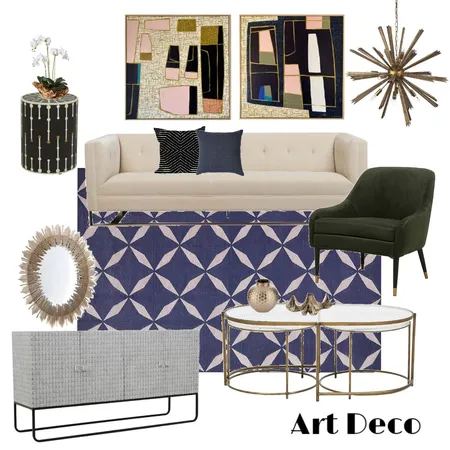 Art Deco Interior Design Mood Board by Nkdesign on Style Sourcebook