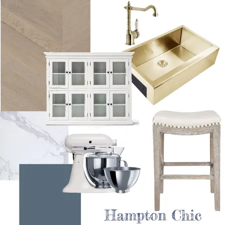 Hampton Chic Kitchen Interior Design Mood Board by MiraDesigns on Style Sourcebook