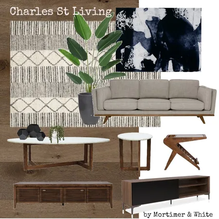 Charles St  N. Perth - Living Interior Design Mood Board by mortimerandwhite on Style Sourcebook