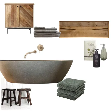 Bathroom draft Interior Design Mood Board by Oleander & Finch Interiors on Style Sourcebook