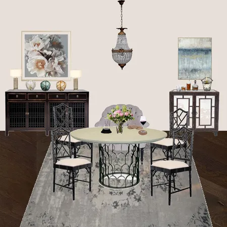 French Chateau Dining Interior Design Mood Board by Jo Laidlow on Style Sourcebook