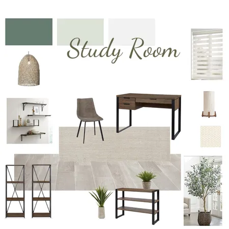 Study room Interior Design Mood Board by hannah0310 on Style Sourcebook