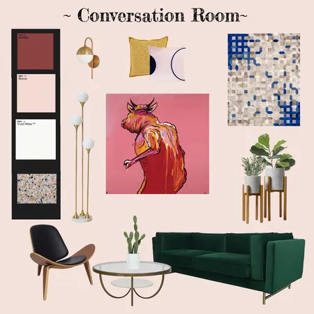 IDI Conversation room Interior Design Mood Board by nicbrindell on Style Sourcebook