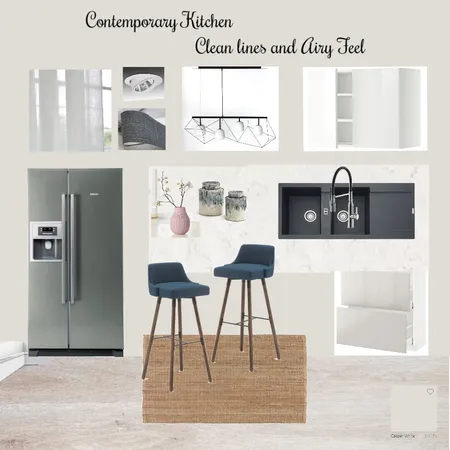 contemporary Kitchen Interior Design Mood Board by DA Tailors on Style Sourcebook