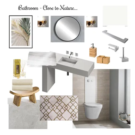 bathroom close to nature Interior Design Mood Board by DA Tailors on Style Sourcebook