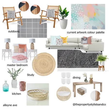 alleyne ave Interior Design Mood Board by The Property Stylists & Co on Style Sourcebook